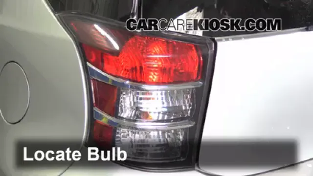 2012 Scion iQ 1.3L 4 Cyl. Lights Turn Signal - Rear (replace bulb)